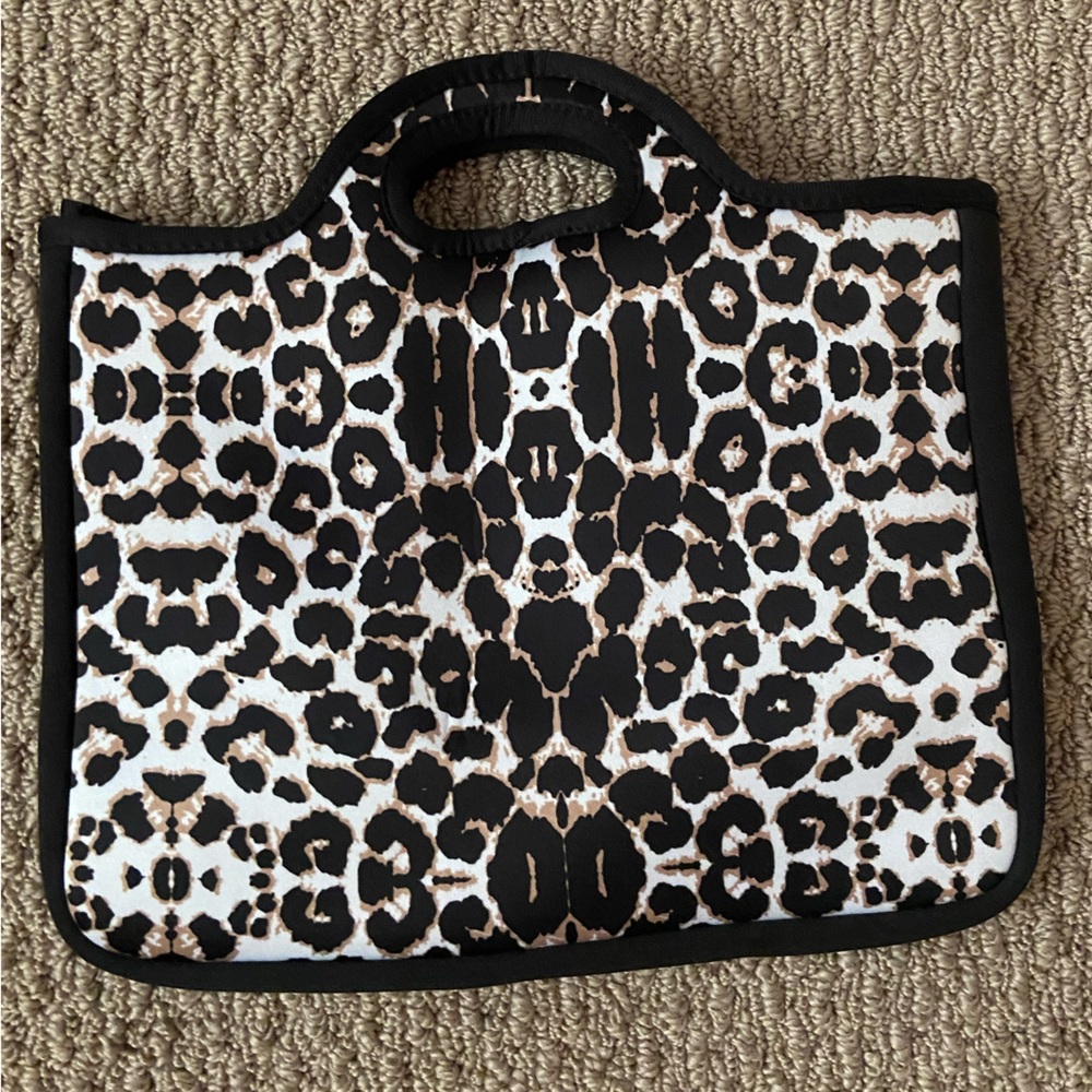 Leopard Print Tablet Carrying Case by Margaret Josephs